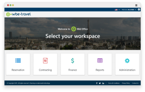 B2B Travel Booking System with workspaces - wbe.travel Travel Technology