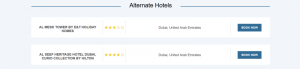 Events Module B2C Booking System - Alternate Hotels for events - small