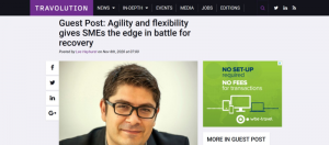 Agility and flexibility gives SMEs the edge in battle for recovery Travolution wbe.travel